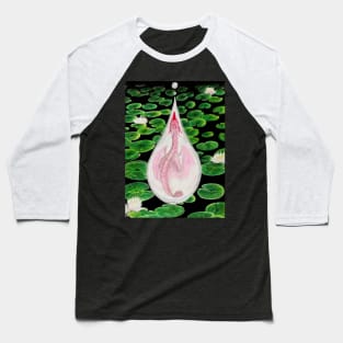 Raindrop Lotus Dragon Baseball T-Shirt